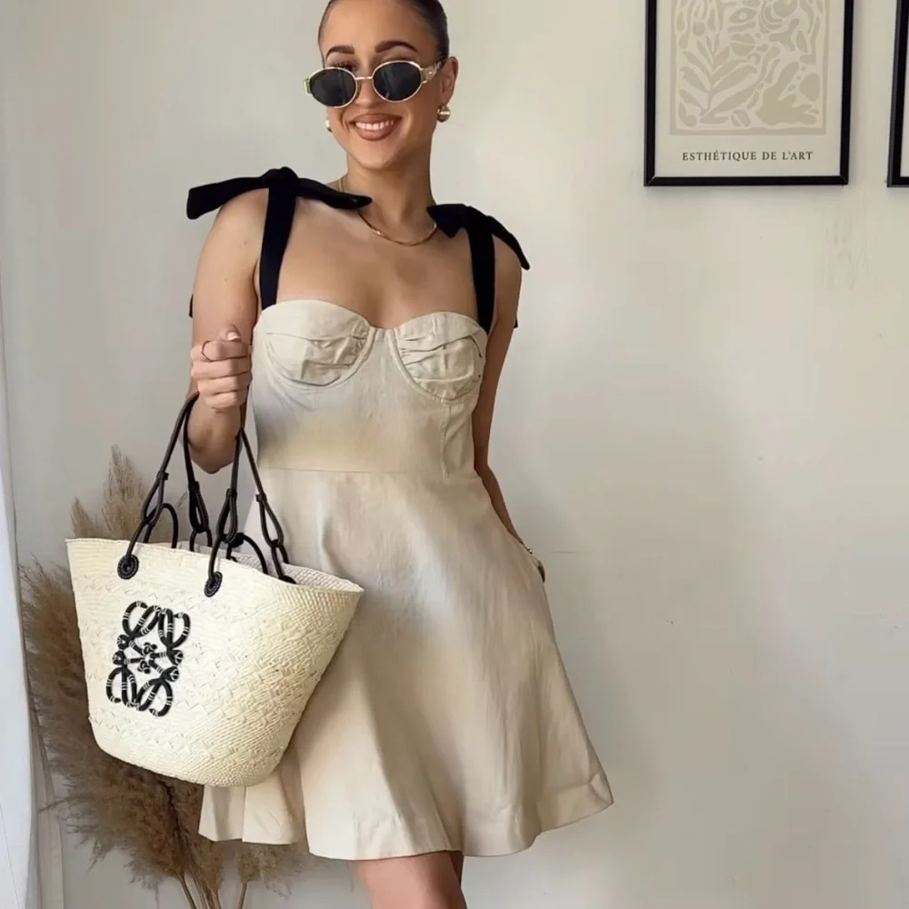 ZARA Ruffled Mini Dress - Picture 5 of 10